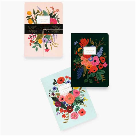 Libretas A5 Garden Party Stitched Notebook Set