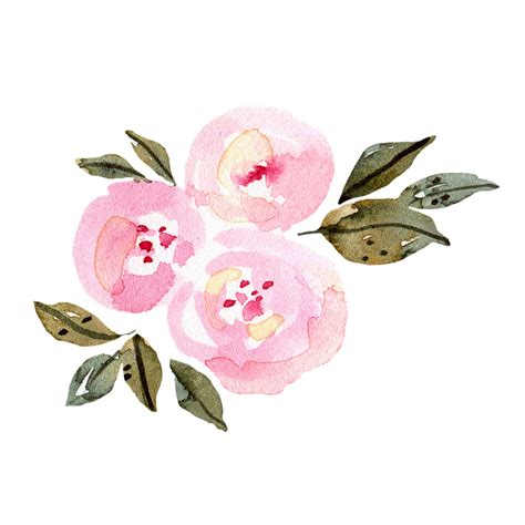 Download Flowers, Pink Flowers, Watercolor. Royalty-Free Stock ...