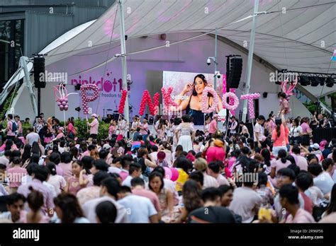 Singapore 24th June 2023 Thousands Celebrate Pink Dot Sg In Hong