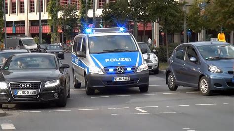 Neuer Fustw Mercedes Benz Vito Polizei Frankfurt Youtube