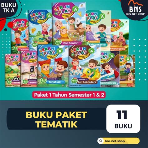 Jual Learn Dan Play Creative Activity Book Tematik TK A Buku Paket TK B