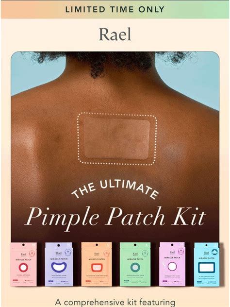 Rael Get 15 Off Our Best Selling Pimple Patch Kit Milled