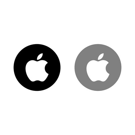 apple logo vector, apple icon free vector 19136448 Vector Art at Vecteezy