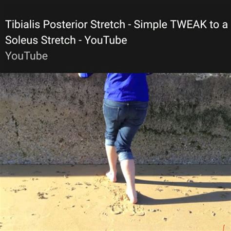 Tibialis Posterior Stretch By Vincent H Exercise How To Skimble