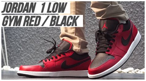 無料ダウンロード air jordan 1 low gym red black pebbled gs 151315-Air jordan 1 ...