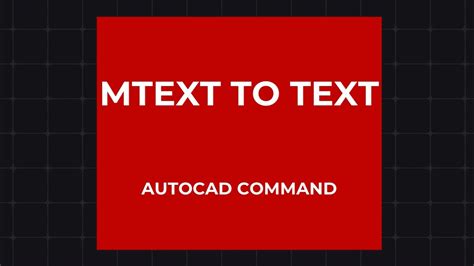 MText To Text CCcadTools AutoCAD YouTube