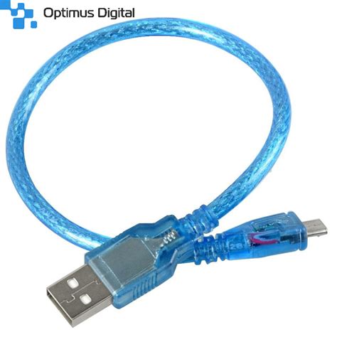 30 Cm Usb Am B Mini Blue Cable For Arduino Nano