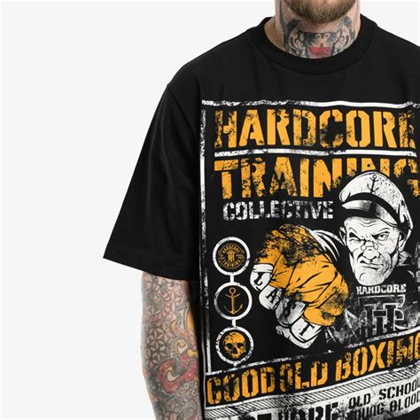 Футболка Hardcore Training Good Old Boxing Black Oversized Fit купить в Москве