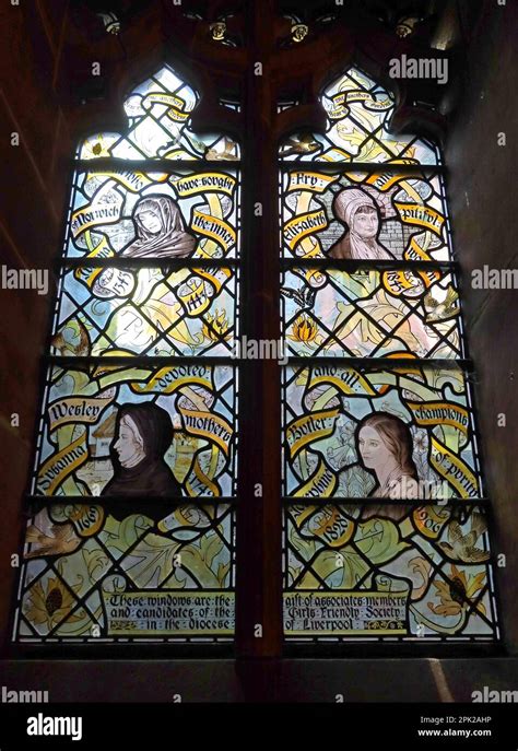 Gift Of Girls Friendly Society Stained Glass Windows Lady Chapel