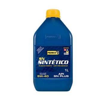 Oleo Lubrificante p Motores SAE 5W40 Bardahl Promax SN Sintético API