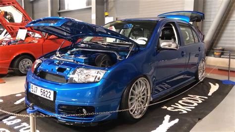 Fabia tuning blue Šmoula YouTube