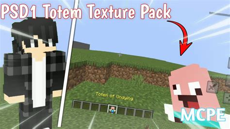 Minecraft Psd Totem Texture Pack For Minecraft Pocket Edition