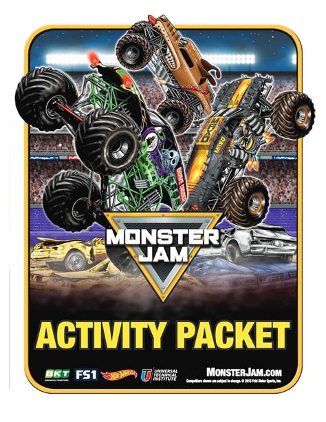 Free Monster Jam Coloring Pages Recipes Crafts And More