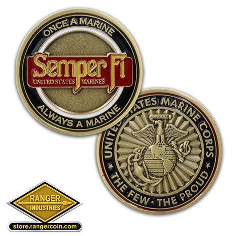 U S Marine Semper Fi Ranger Coin Store