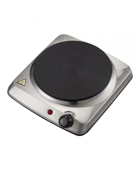 Courant 1000 Watts Portable Single Electric Burner, Stainless Steel Design