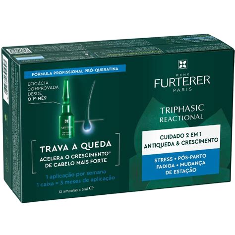 Ampola Queda De Cabelo - Triphasic Reactional Ampolas para Queda de Cabelo Reacional - René ...