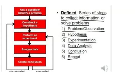 SOLVED Steps That Occur In The Scientific Process Are Listed Below