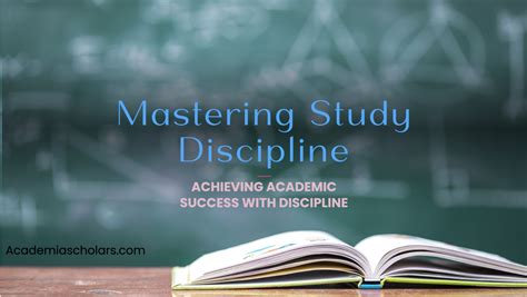 Mastering Study Discipline!