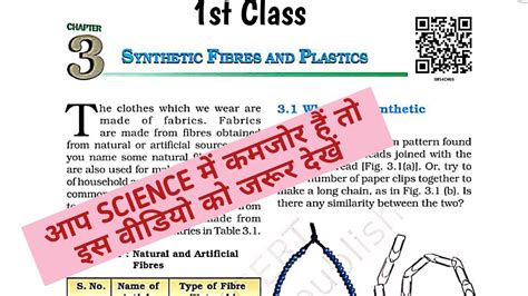 Chapter Synthetic Fibres And Plastics Ncert Class Kvs Class