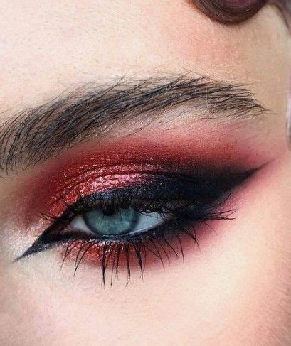 Red Smokey Eye Makeup Trucco Rosso Trucco Viola Idee Per Il Trucco