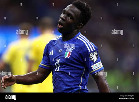 Wilfried Gnonto Of Italy Looks Dejected During The Uefa Euro 2024 European Qualifier Match