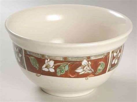 Mission Flower Mixing Bowl By Pfaltzgraff Replacements Ltd