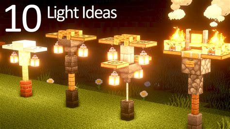 Minecraft Light Build Hacks And Ideas 4 Youtube