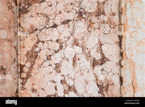 Detailed Ancient Cracked Marble Wall Texture From Venice Stock Photo