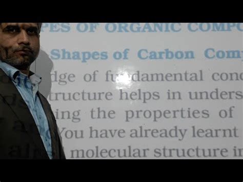 Ncert Chemistry Tetravalence Carbon Shapes Of Org Compounds Youtube