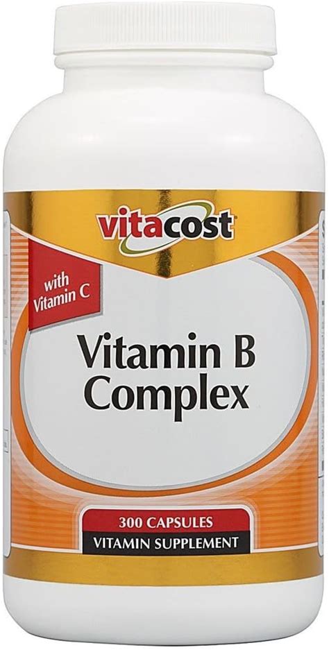 Vitacost Vitamin B Complex With Vitamin C 300 Capsules