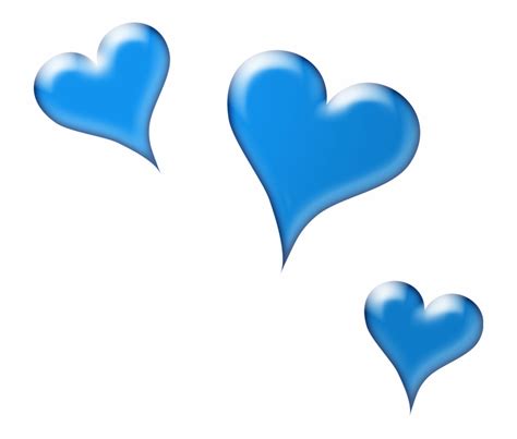 Baby Blue Heart Emoji Heart - Clip Art Library