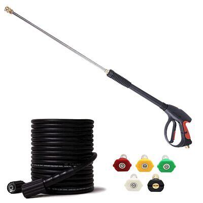 High Pressure 4350PSI Car Power Washer Gun Spray Wand Lance Nozzle And