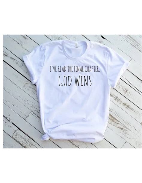 Ive Read The Final Chapter God Winstshirt Image Etsy