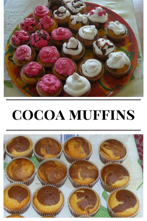 home made easy cakes: Cocoa muffins