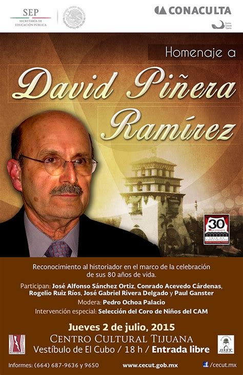 Rendir El Cecut Un Homenaje Al Historiador David Pi Era Guardi N Tijuana