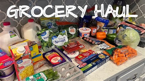 Huge Weekly Walmart Grocery Haul And Meal Plan Walmarthaul