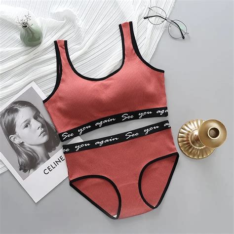 Billionm Lingerie Set Women S Underwear Bra Brief Suit Female Crop Top Panties Intimates Accessories