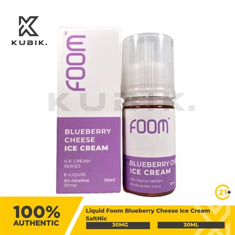 Jual Liquid Foom Blueberry Cheese Ice Cream Salt Nic Ml Shopee