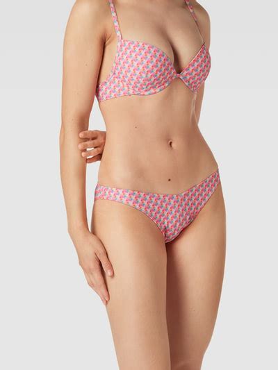 Esprit Bikini Hose Mit Allover Muster Fuchsia Online Kaufen