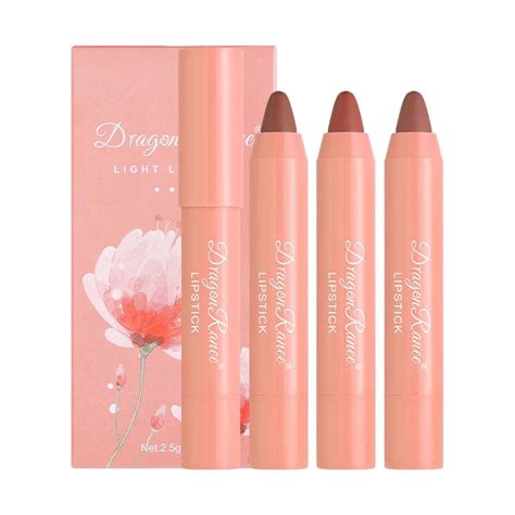 Beessbest Pcs Velvet Lipstick Crayon Case Soft Matte Nude Lipstick Pen