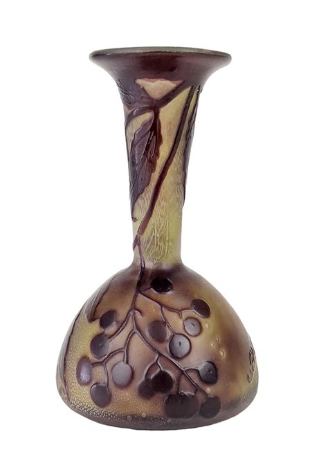 Sold Price EMILE GALLE 1846 1904 Petit Vase Soliflore November 4