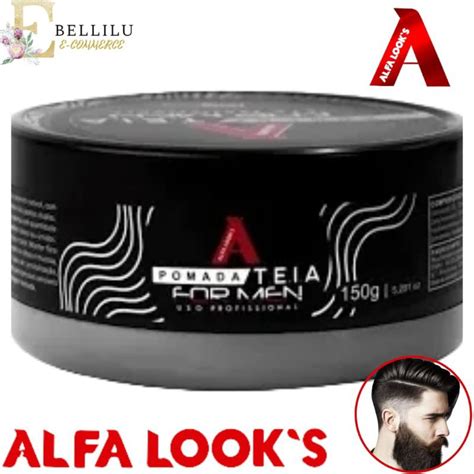 Pomada For Men Alfa Looks Efeito Teia G Shopee Brasil