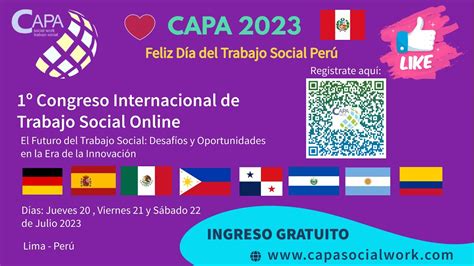 I Congreso Internacional de Trabajo Social Online Día 1 Jueves 20 de