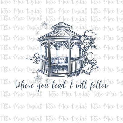 Gilmore Girls Stars Hollow Gazebo Friends Gift Where You Lead I Will ...