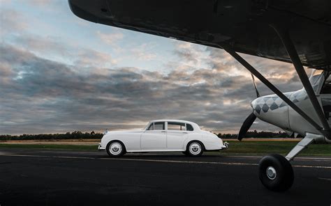 Скачать обои Rolls Royce 1961 side view Ringbrothers Silver Cloud