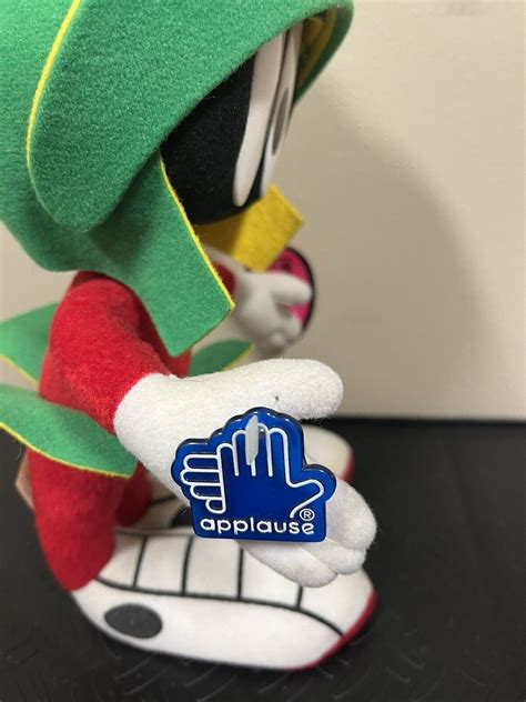 Vtg Marvin The Martian 11 In Poseable Bendable Looney Tunes Applause Plush 1997 Ebay