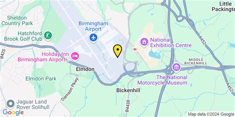 Birmingham Airport Parking Map Of Car Parks