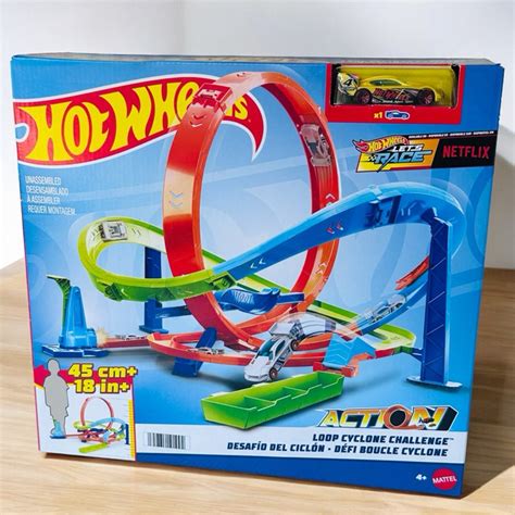 Jual TRACK RACING HOT WHEELS ACTION HYPER LOOP EXTREME S24 MEDIA DRIVER HOTWHEELS LOOP CYCLONE