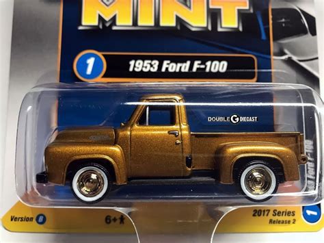 1 64 Racing Champions Mint 2017 Release 2 1953 Ford F 100 Gold Strike