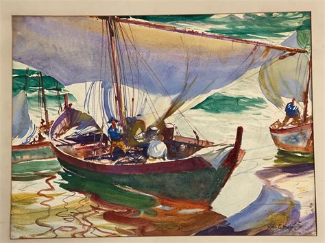 John Whorf Figures On Ships Mutualart